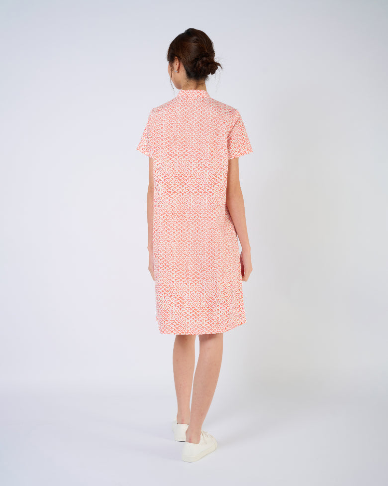 Cheongsam Midi Dress in Auspicious Cloud