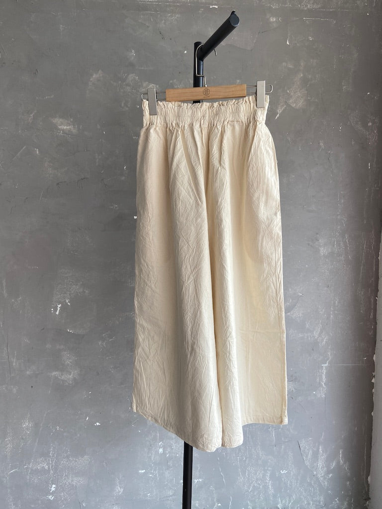 Hand Dyed Farmer's Pants in White