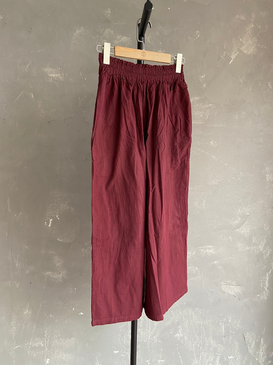 Hand Dyed Farmer's Pants in Tibetan Red
