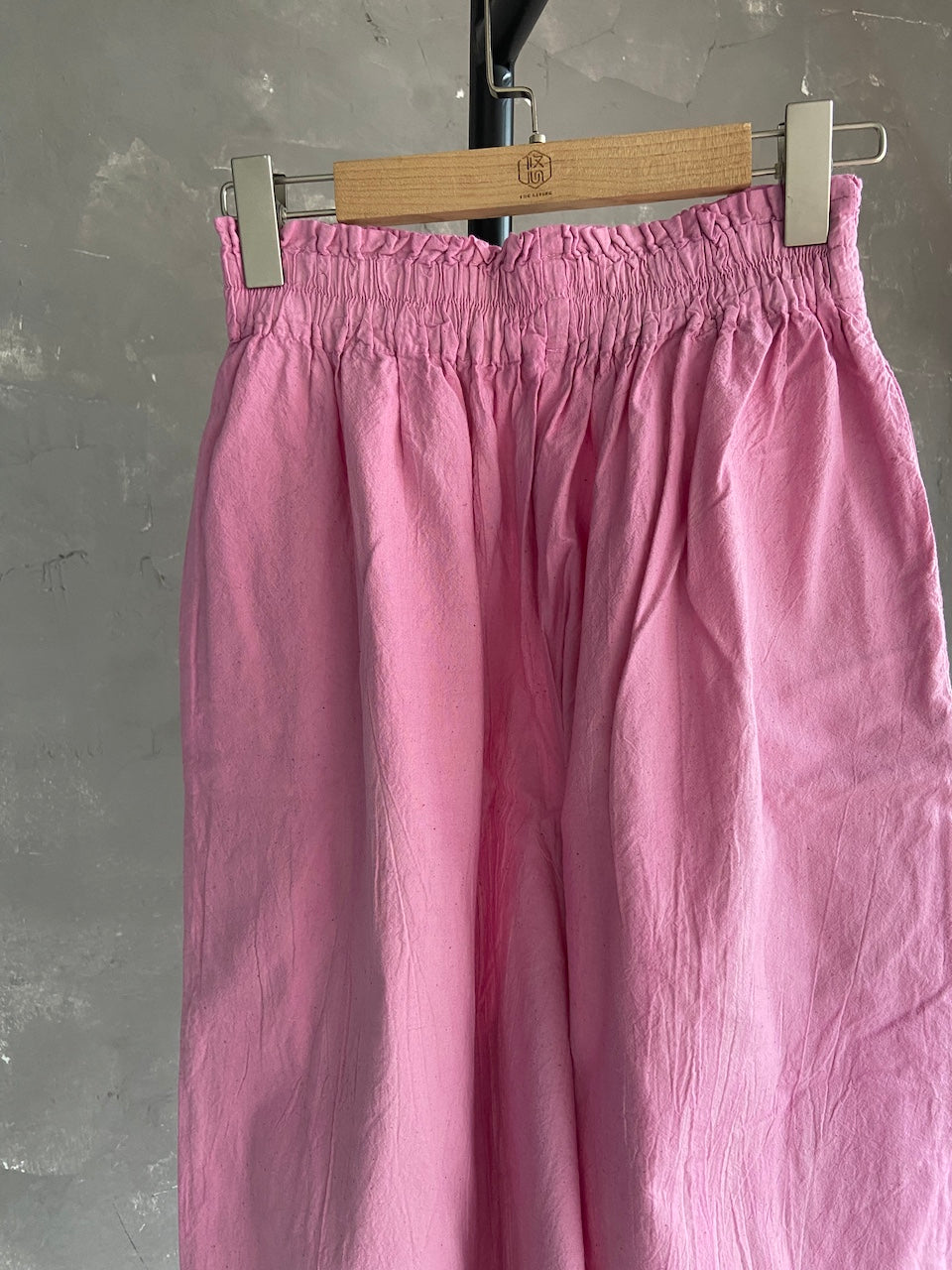 Hand Dyed Farmer's Pants in Pink