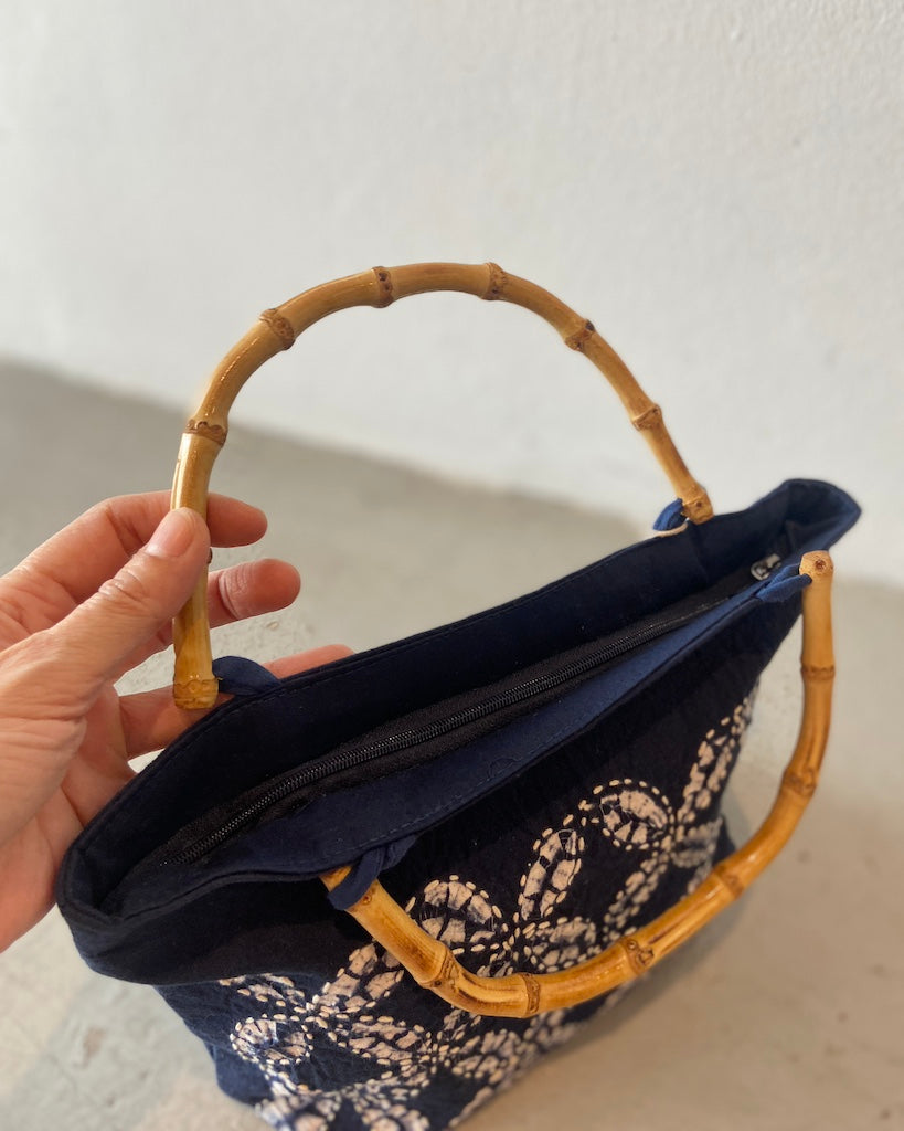 Japanese Style Indigo Dyed Bag