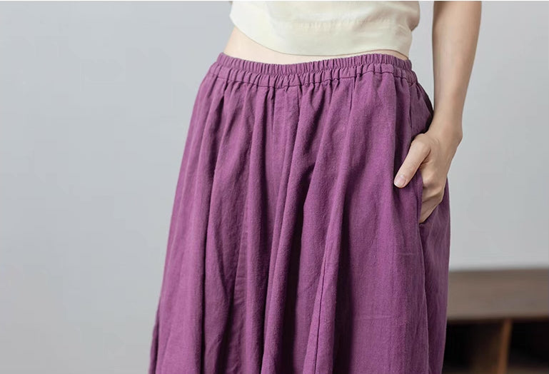 Lantern Pants in Purple