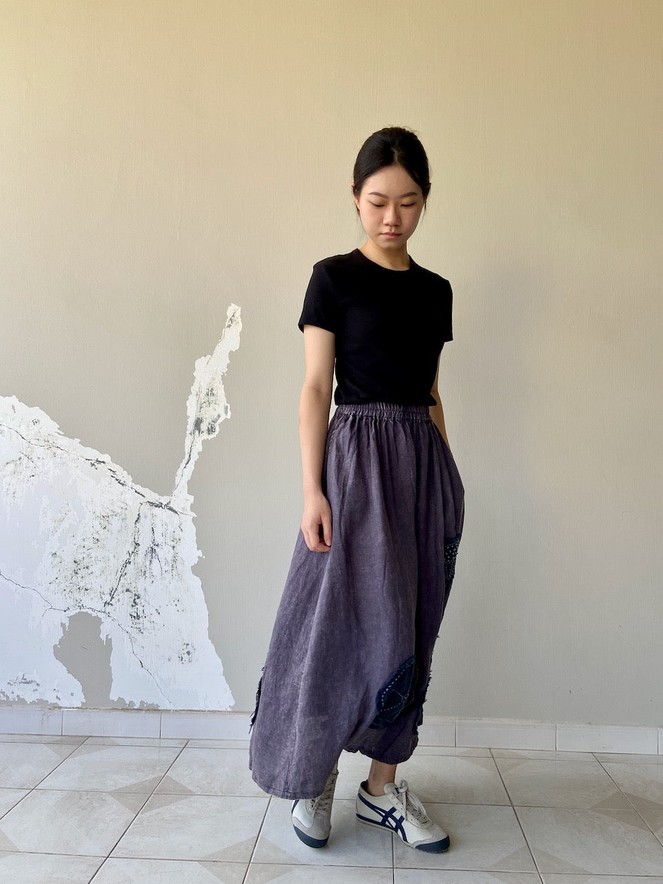 Lotus Linen Long Skirt