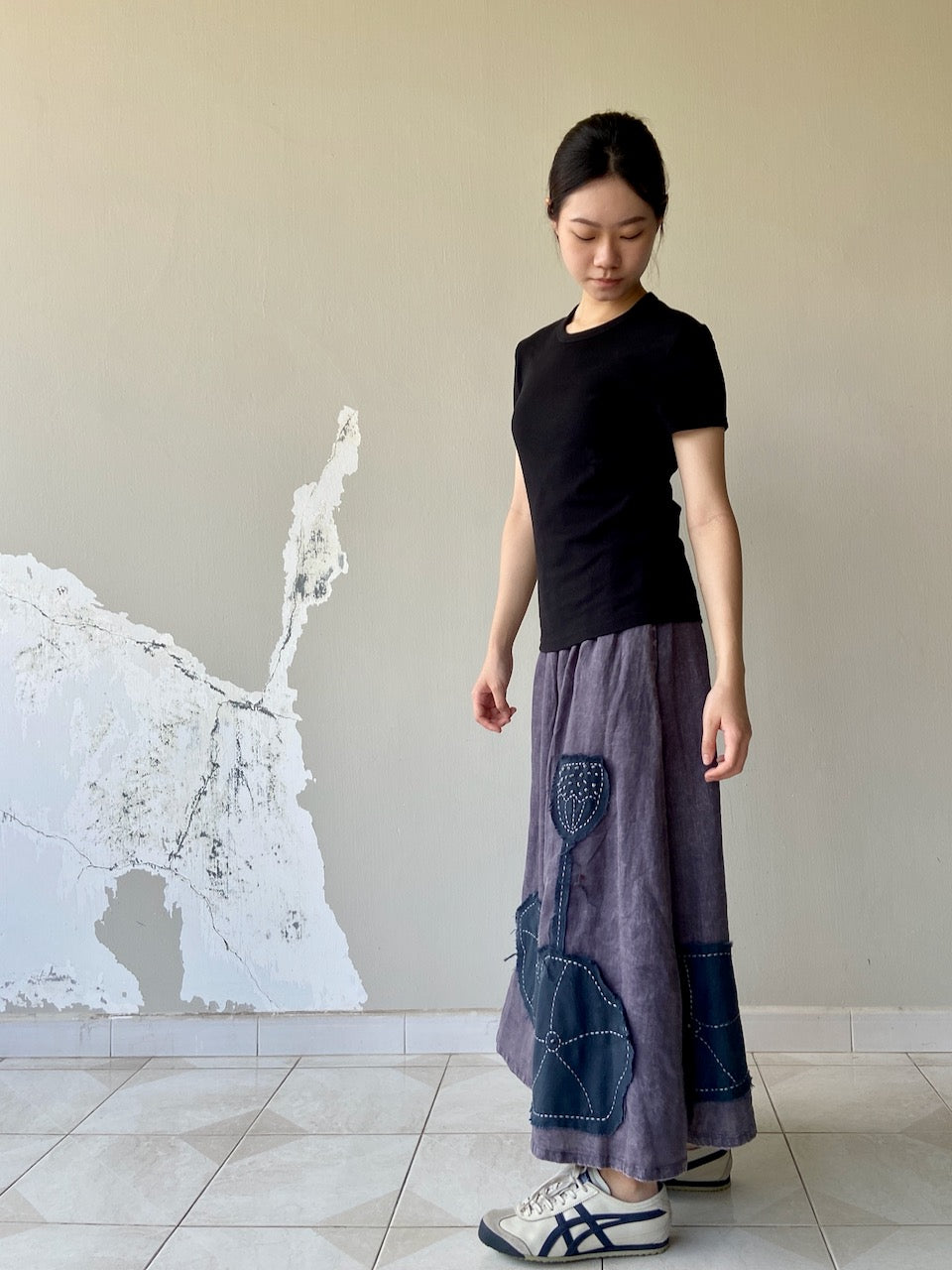 Lotus Linen Long Skirt