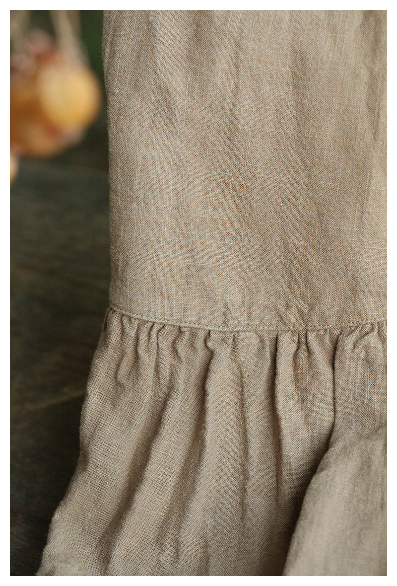 Relaxed Harem Pants in Camel