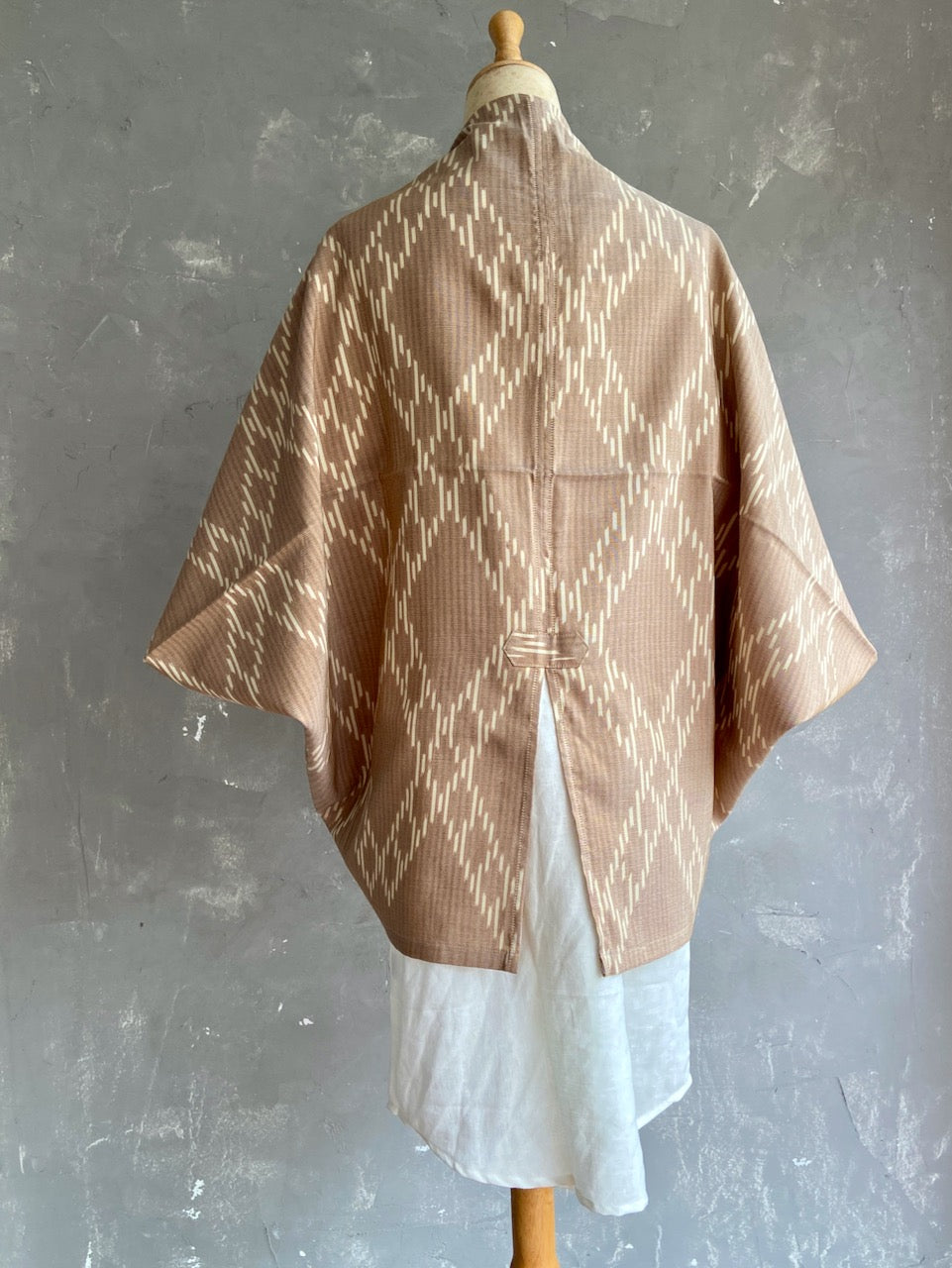Naturally Dyed Ikat Kimono Coat